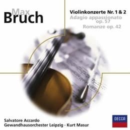 Cover von Violinkonzerte Nr. 1 g-moll op. 26 und Nr. 2 d-moll op.44/Adagio appassionato op. 57/Romanze op. 42