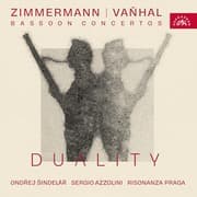 Cover von Duality - Fagottkonzerte von Anton Zimmermann & Jan Krtitel Vanhal