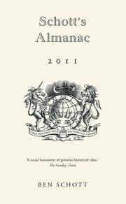 Cover von Schott's Almanac 2011