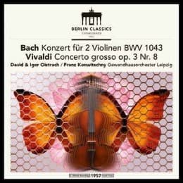Cover von Konzert für zwei Violinen BWV 1043/Concerto grosso op. 3 Nr. 8