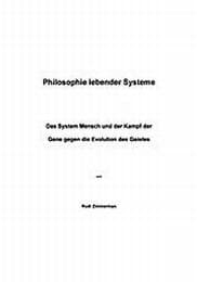 Cover von Philosophie lebender Systeme