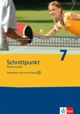 Cover von Schnittpunkt Mathematik - Ausgabe für Rheinland-Pfalz. Neubearbeitung, Arbeitsheft mit Lernsoftware und Lösungsheft 7. Schuljahr