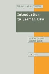 Cover von Introduction to German Law