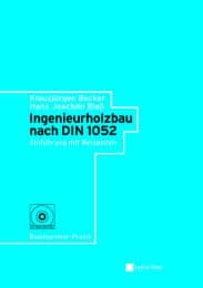 Cover von Ingenieurholzbau nach DIN 1052