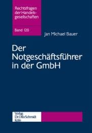 Cover von Der Notgeschäftsführer in der GmbH