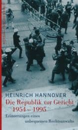 Cover von Die Republik vor Gericht 1954-1995