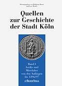 Cover von Quellen zur Geschichte der Stadt Köln