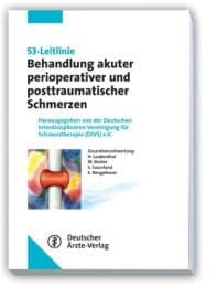 Cover von S3-Leitlinie 'Behandlung akuter perioperativer und posttraumatischer Schmerzen'