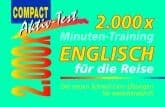 Cover von 2000 x Minuten-Training Englisch für die Reise