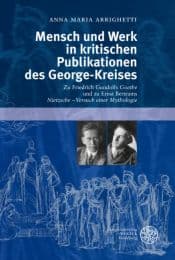 Cover von Mensch und Werk in kritischen Publikationen des George-Kreises