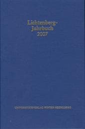 Cover von Lichtenberg-Jahrbuch 2007