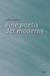 Cover von Eine Poetik der Moderne