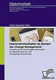 Cover von Interne Kommunikation als Element des Change Managements