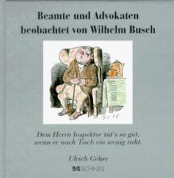 Cover von Beamten und Advokaten beobachtet von Wilhelm Busch