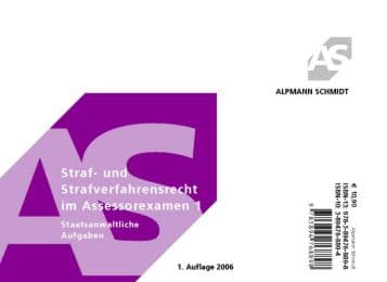 Cover von Straf- und Strafverfahrensrecht im Assessorexamen 1