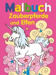 Cover von Malbuch Zauberpferde und Elfen