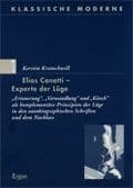 Cover von Elias Canetti - Experte der Lüge