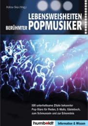 Cover von Lebensweisheiten berühmter Popmusiker