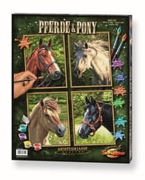 Cover von Malen nach Zahlen: Pferde + Pony