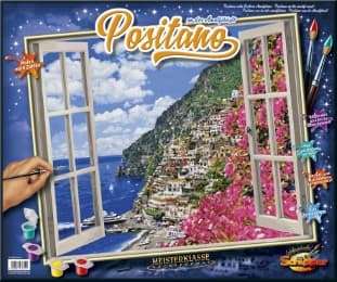 Cover von Malen nach Zahlen: Positano an der Amalfiküste