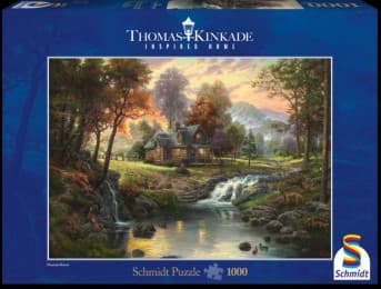 Cover von Thomas Kinkade Studios - Holzhaus am Bach