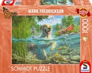 Cover von Hundeliebe - Gelber Labrador auf Fischjagd
