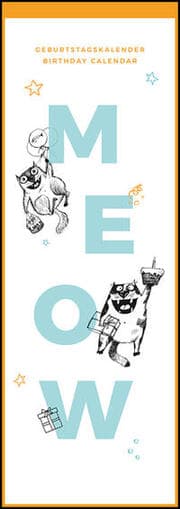 Cover von Cats Geburtstagskalender