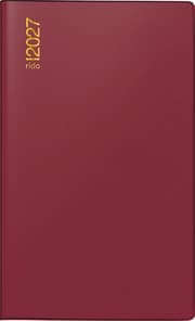 Cover von rido/idé Monatskalender Modell M-Planer, Kunststoff-Einband, bordeaux 2027