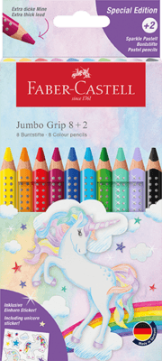 Cover von Jumbo Grip Buntstift Einhorn 10er