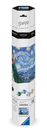 Cover von CreArt Canvas Leinwand - Leinwand Sternennacht (Van Gogh)