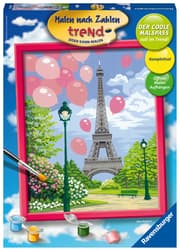 Cover von Malen nach Zahlen trend - Frühling in Paris