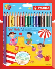 Cover von STABILO Trio thick dick 18er mit Spitzer