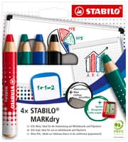 Cover von STABILO MARKdry 4er-Etui