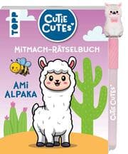 Cover von Cutie Cutes - Mitmach-Rätselbuch. Ami Alpaka