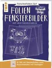 Cover von Fensterfolien-Set - Folien-Fensterbilder mit dem Kreidemarker - DIN A4