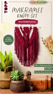 Cover von Colors of the Earth Makramee Knüpf-Set Wandbehang