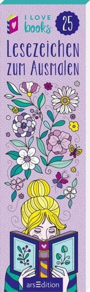 Cover von I Love Books - Lesezeichen