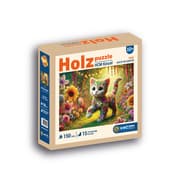 Cover von Holz-Puzzle - Katze im Garten