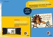 Cover von Bilderbuchkarten 'Die Geschichte vom Löwen, der nicht malen konnte' von Martin Baltscheit
