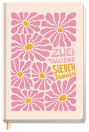 Cover von Häfft-Timer A5 - Jugendkalender Pink Flowers 2026/2027