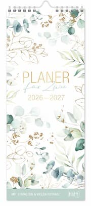 Cover von Planer für Zwei kompakt 'Blattgold' 2026/2027
