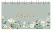 Cover von Tischkalender pocket Minty Leaves 2027