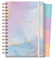 Cover von Journal Fancy dotted A5 Bleu & Rosé