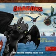 Cover von Folge 12: Die Insel der Drachen / Ein geheimnisvoller Tunnel (Das Original-Hörspiel zur TV-Serie)