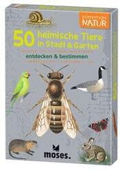 Cover von 50 heimische Tiere in Stadt, Land & Garten
