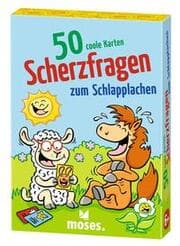 Cover von 50 coole Karten - Scherzfragen zum Schlapplachen
