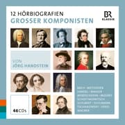 Cover von 12 Hörbiografien großer Komponisten