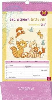 Cover von Om-Katze Familienplaner 2027: Ganz entspannt durchs Jahr