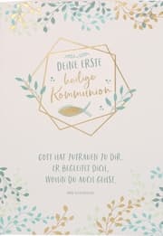 Cover von Glückwunschkarte - Deine erste heilige Kommunion