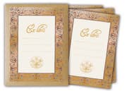 Cover von Buchaufkleber 'Ex libris Goldrand'